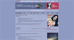 Desktop Screenshot of classic-music.cz